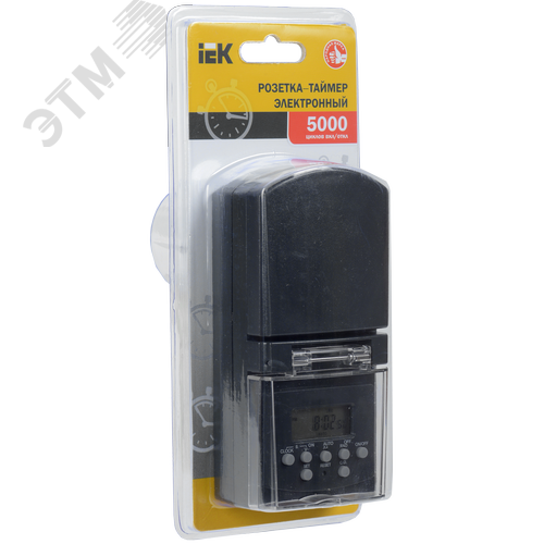 РТЭ-3 Розетка-таймер электр. 1мин 7дн 140on/off 16А IP44 - фото 2
