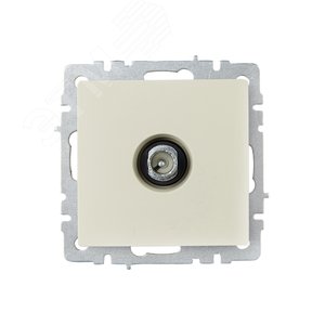 BRITE Розетка TV проходная РТВ10-0-БрКр бежевый - фото 2