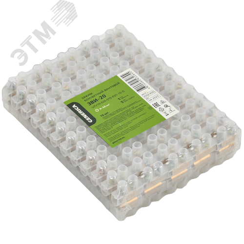 Зажим винтовой ЗВИ-20 4-10мм2 12пар GENERICA - фото 2