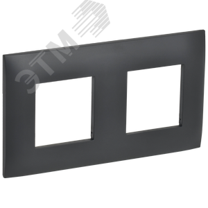 SKANDY Рамка 2-местная SK-F02T титан IEK - фото 1