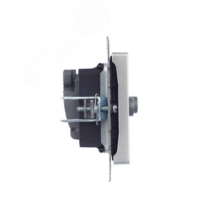 BRITE Розетка двойная TV+SAT РТВ/РСп12-БрА алюминий - фото 3