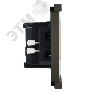 FORTE&PIANO Выключатель 1-клавишный самовозвратный 10А FP310 серый IEK - фото 4