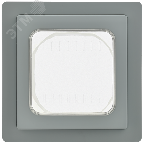 FLITE Рамка 1-местная IP55 Рпро-1-55-ФлС серый IEK - фото 3