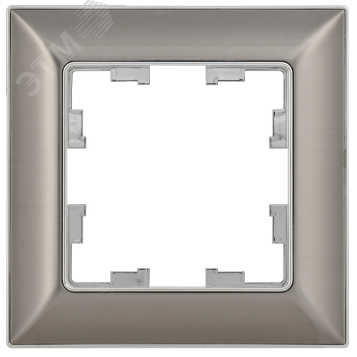 BRITE Рамка 1 пост РУ-1-Бр хром/никель IEK - фото 5