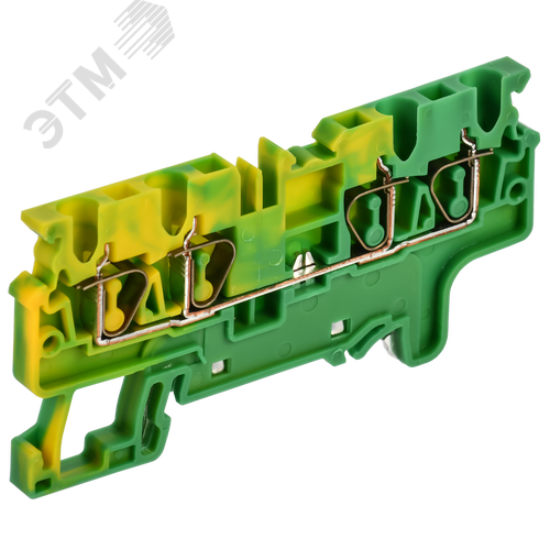ARMAFIX Клемма пружинная CX2.5-4 PE 2,5мм2 четырехконтактная заземляющая IEK - фото 2