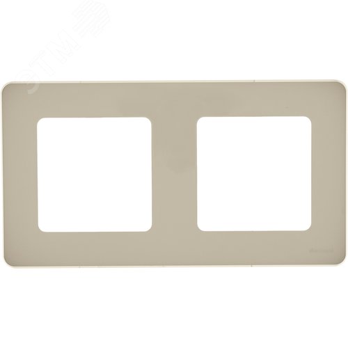 Рамка 2-местная слоновая кость INSPIRIA - фото 2