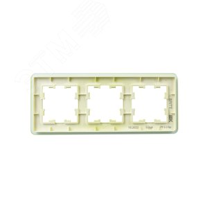 BRITE Рамка 3 поста РУ-3-2-Бр стекло эко грин RE IEK - фото 3