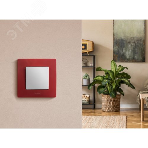 Выключатель 1-клавишный 10А безвинтовое крепление белый ETIKA - фото 3