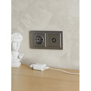 BRITE Рамка 2 поста IP44 РУ-2-БрС-44 сталь - фото 6