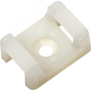 Изображение товара Площадка ПМ 22х16х5мм под винт белая (100шт) (упак)