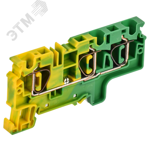 ARMAFIX Клемма пружинная CX6-3 PE 6мм2 трехконтактная заземляющая IEK - фото 2