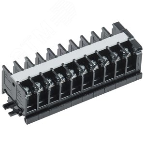 Изображение товара Блок зажимов БЗН TK-020 2,5 мм2 20А на DIN-рейку 10 пар (шт)