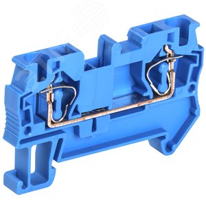 Изображение товара Клемма пружинная КПИ 2в-4 41А синий (шт)