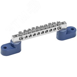 Изображение товара Шина N ''ноль'' на двух угловых изоляторе Ni ШНИ-6х9-10-У2-С (шт)