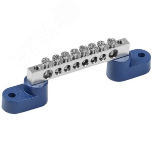 Изображение товара Шина N ''ноль'' на двух угловых изоляторе Ni ШНИ-6х9-8-У2-С (шт)