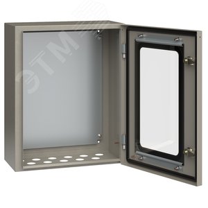Корпус металлический ЩМП-2-0 (500х400х220мм) У2 IP54 прозрачная дверь