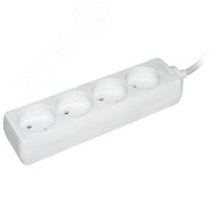 Изображение товара Удлинитель У4 4 места 2Р/1.5 метра 2х0.75мм2 10А/250В (шт)