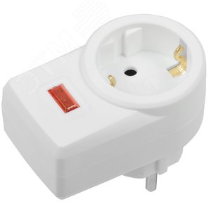 Фильтр сетевой СФ-01 1 место 2P+PE 16А белый - фото 1