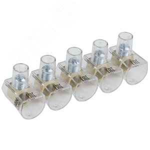 Изображение товара Зажим винтовой концевой изолированный КЗВИ 16мм2 5x1 (шт)