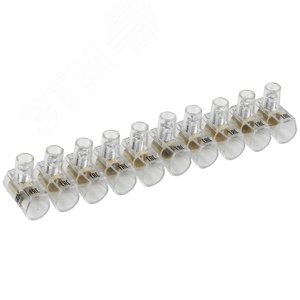 Зажим винтовой концевой изолированный КЗВИ 6.0мм2 10x1 - фото 1