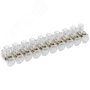 Изображение товара Зажим винтовой концевой изолированный КЗВИ 2.5мм2 10x1 (шт)