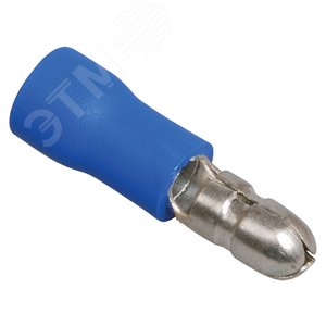 Изображение товара Разъем РшИп 2.5-4 синий (100шт) (упак)