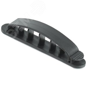 Изображение товара Клипса самоклеящаяся КС-5 черная (12шт) (упак)