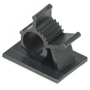 Изображение товара Клипса самоклеящаяся КС-10 черная (24 шт) (упак)