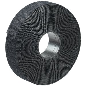 Изображение товара Хомут-липучка ХКл 20мм черный (5м/ролл) (упак)