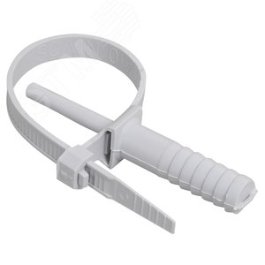 Изображение товара Хомут 7х150мм дюбельный серый (50шт) (упак)