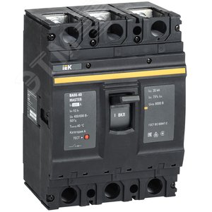 Изображение товара Выключатель автоматический ВА88-40 3Р 400А 35кА MASTER (шт)