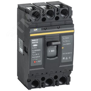 Изображение товара Выключатель автоматический ВА88-37 3Р 250А 35кА MASTER (шт)