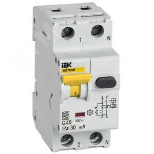 Выключатель автоматический дифференциального тока АВДТ32EM C40 30мА MVD14-1-040-C-030 IEK