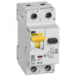 Выключатель автоматический дифференциального тока АВДТ32EM В16 10мА MVD14-1-016-B-010 IEK
