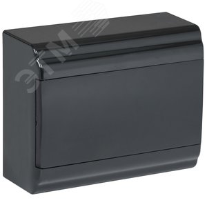 Изображение товара Корпус модульный пл. нав. ЩРН-П-9 PRIME черный IP41 (шт)