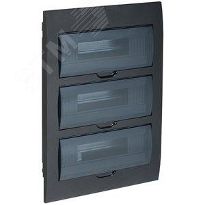 Изображение товара Корпус модульный пл. встр. ЩРВ-П-36 черный IP41 (шт)