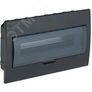 Изображение товара Корпус модульный пл. встр. ЩРВ-П-18 черный IP41 (шт)