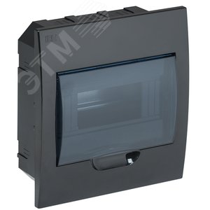Изображение товара Корпус модульный пл. встр. ЩРВ-П-8 черный IP41 (шт)