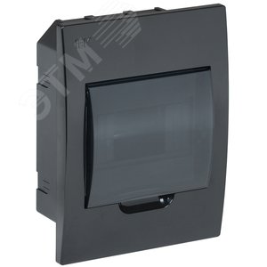 Изображение товара Корпус модульный пл. встр. ЩРВ-П-6 черный IP41 (шт)