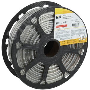 Изображение товара Лента светодиодная 50м LSR-2835R60 4,8Вт/м 220В IP67 (шт)
