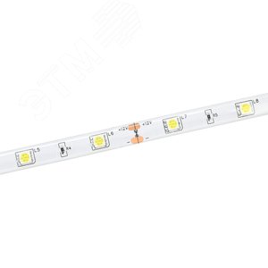 Лента светодиодная 5м LSR-5050WW30 7,2Вт/м 12В IP65 30LED/м - фото 1