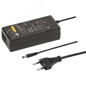 Драйвер LED ИПСН 36Вт 12 В сетевая вилка-блок -JacK 5,5 мм IP20 -eco - фото 1