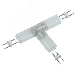 Коннектор Т-образный 5 шт MONO 12мм (разъем-разъем-разъем) - фото 1