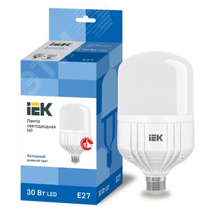 Изображение товара Лампа светодиодная HP 30Вт 230В 6500К E27 (шт)