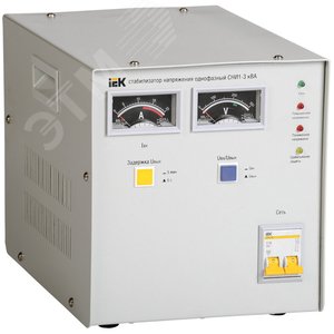 Стабилизатор напряжения  однофазный 3 кВА СНИ1-3 кВА IVS10-1-03000 IEK