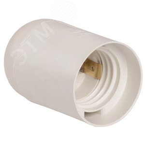 Ппл27-04-К02 Патрон подвесной пластик, Е27, белый (50 шт), стикер на изделии, IEK EPP10-04-01-K01 IEK