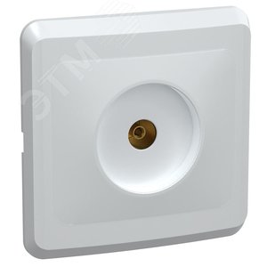 Изображение товара VEGA Розетка 1-местная TV РТВ10-ВБ белый GENERICA (шт)