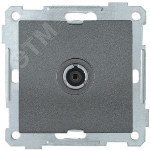 Изображение товара РТВ11-0-Б Розетка TV оконечная BOLERO антрацит (шт)