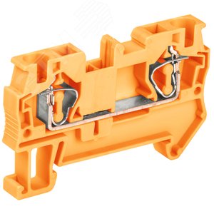 Изображение товара Клемма пружинная КПИ 2в-4 41А оранжевый (шт)