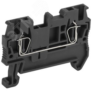 Изображение товара Клемма пружинная КПИ 2в-1,5 17,5А черный (шт)